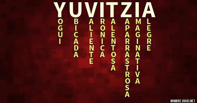 Acróstico yuvitzia