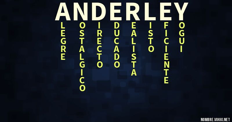 Acróstico anderley