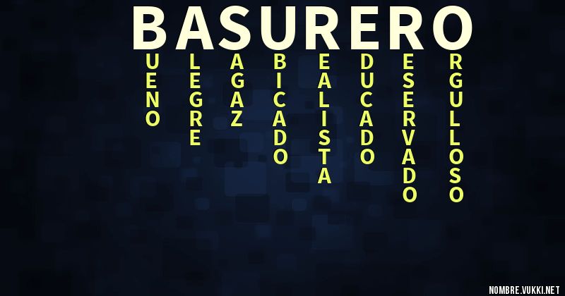 Acróstico basurero