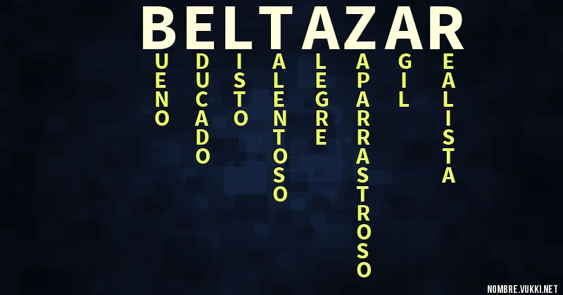 Acróstico beltazar