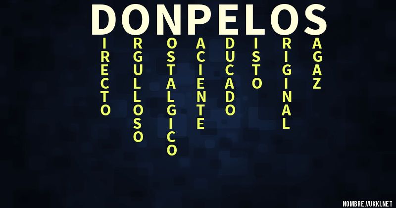 Acróstico don pelos
