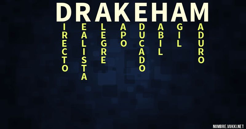 Acróstico drakeham