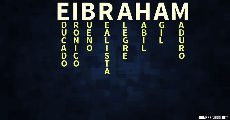 Acróstico eibraham