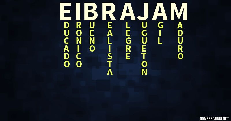 Acróstico eibrajam