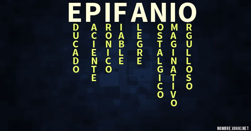 Acróstico epifanio