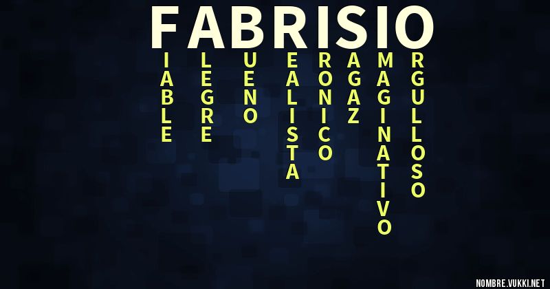 Acróstico fabrisio