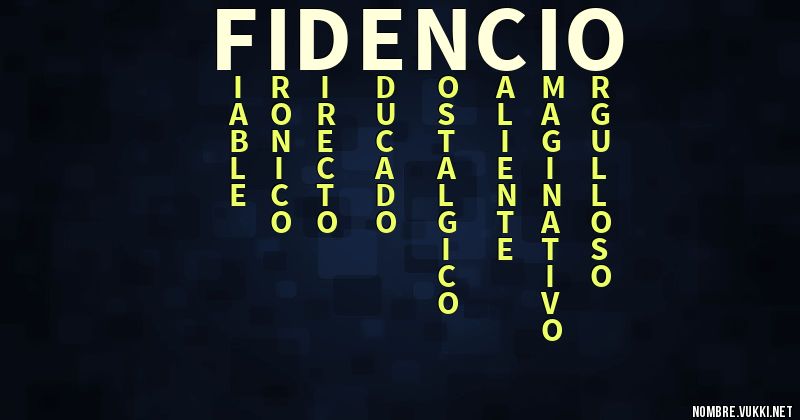 Acróstico fidencio