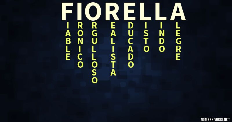 Acróstico fiorella