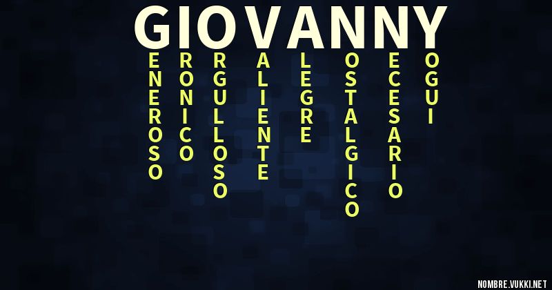 Acróstico giovanny