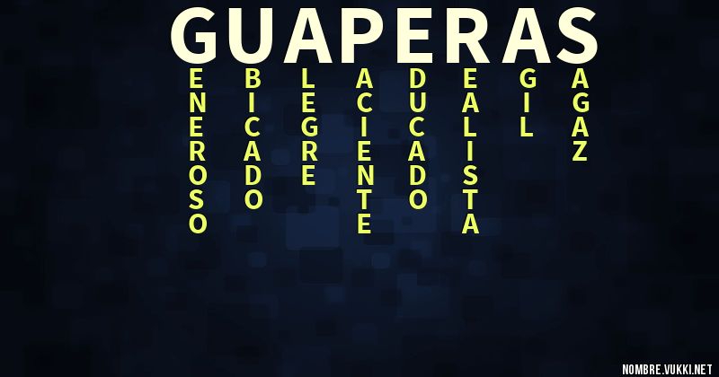 Acróstico guaperas