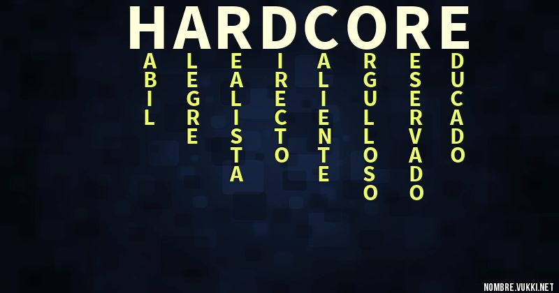 Acróstico hardcore