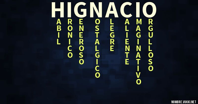 Acróstico hignacio