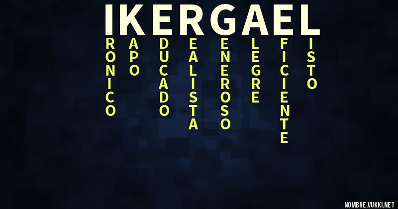 Acróstico iker gael