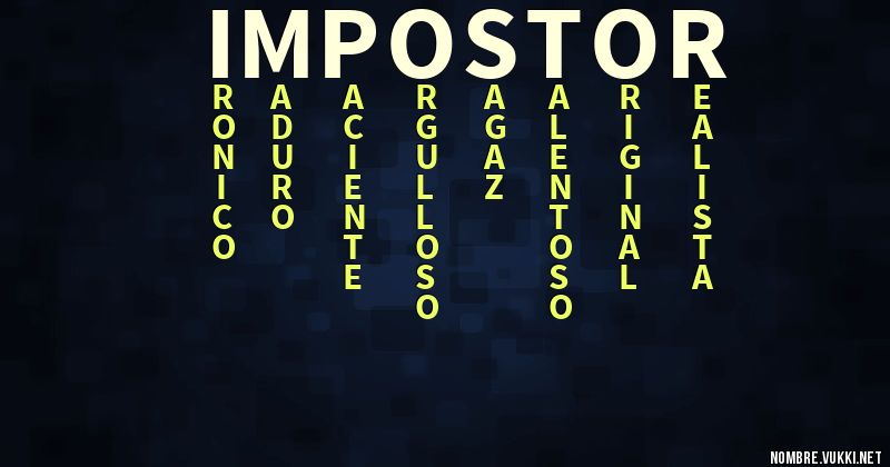 Qué significa impostor