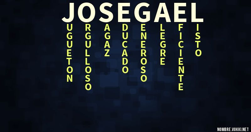 Acróstico jose gael