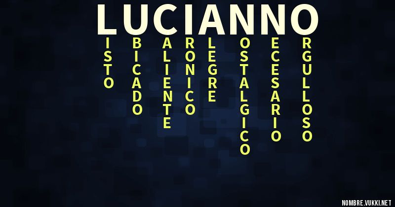 Acróstico lucianno