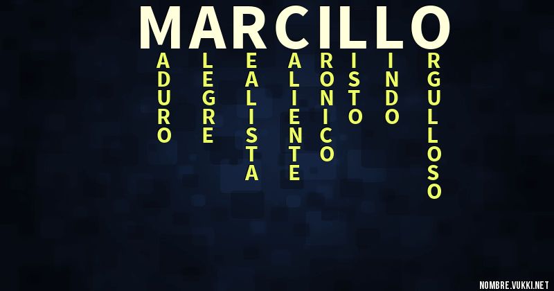 Acróstico marcillo