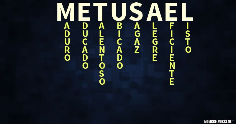 Acróstico metusael