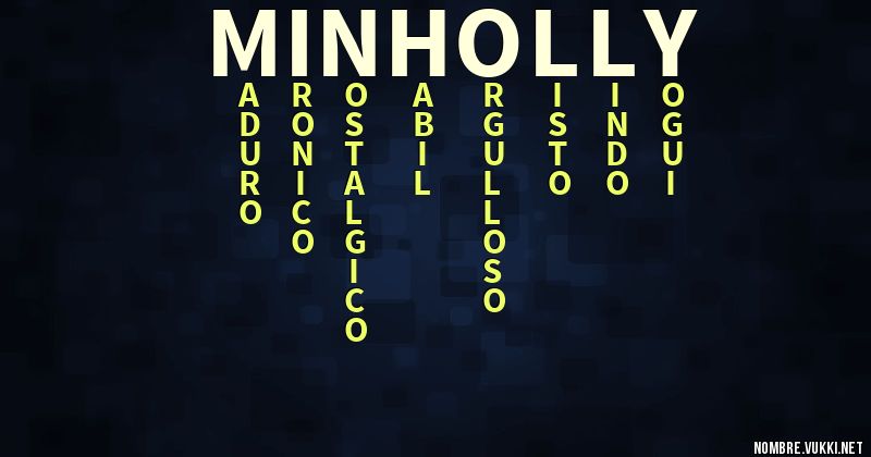 Acróstico min holly