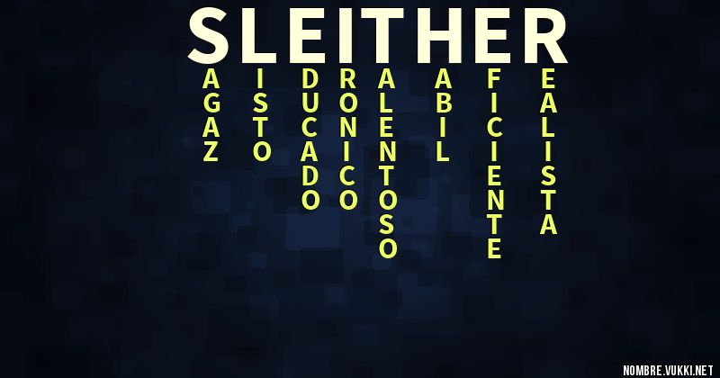 Acróstico sleither
