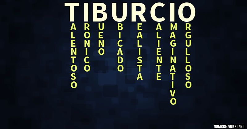 Acróstico tiburcio