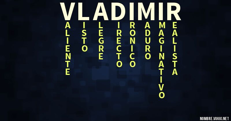 Acróstico vladimir