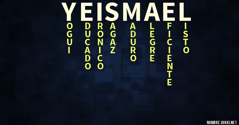 Acróstico yeismael