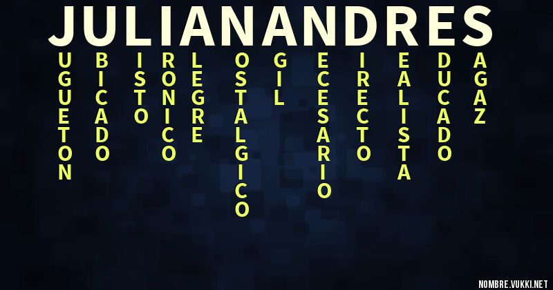 Acróstico julián andres