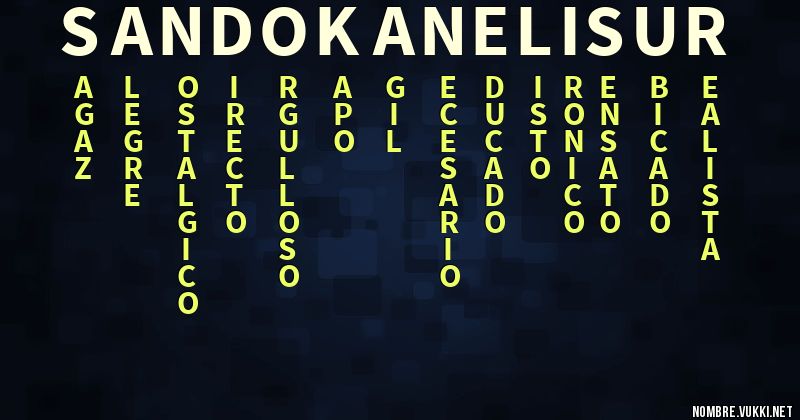 Acróstico sandokan elisur