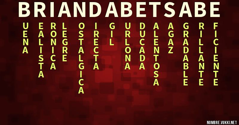 Acróstico brianda betsabe