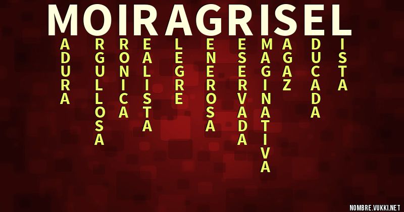 Acróstico moira grisel