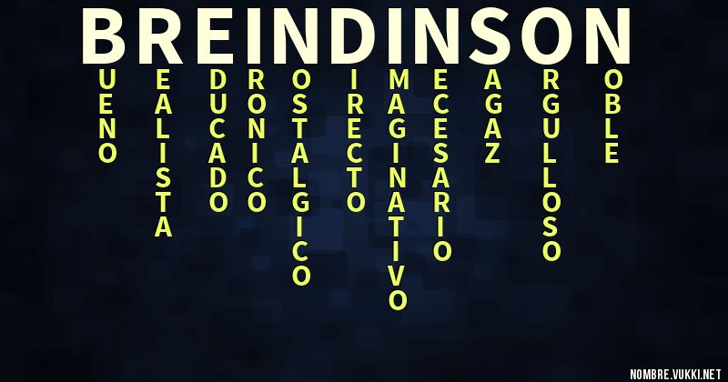 Acróstico breindinson