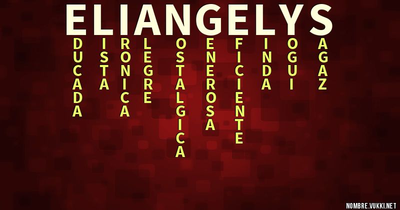 Acróstico eliangelys