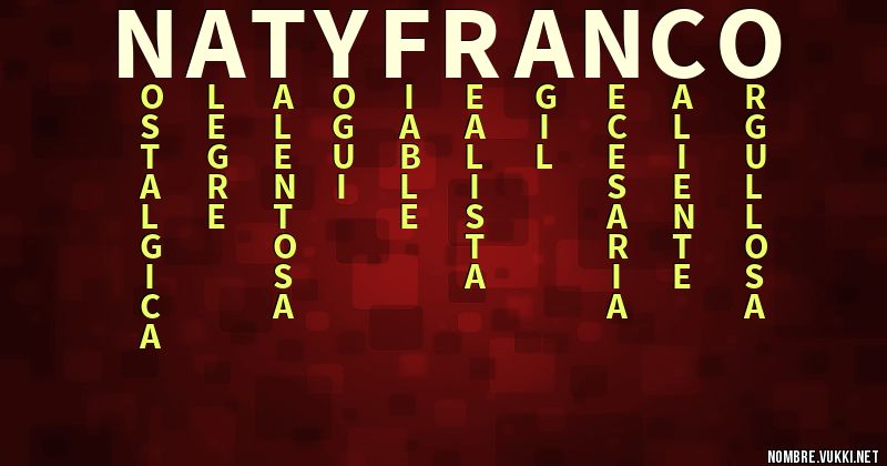 Acróstico naty franco