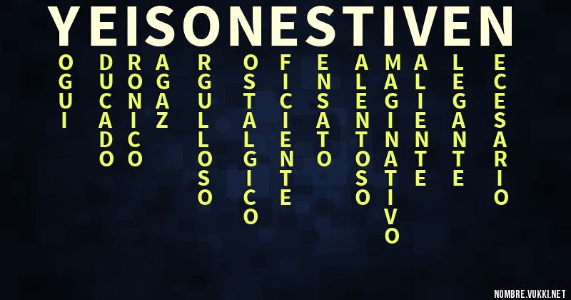 Acróstico yeison estiven