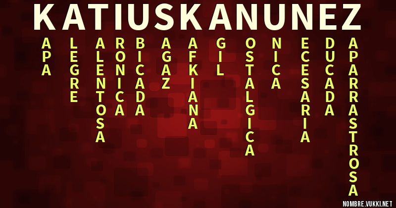Acróstico katiuska nuñez