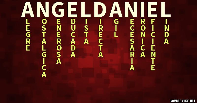 Acróstico Ángel daniel