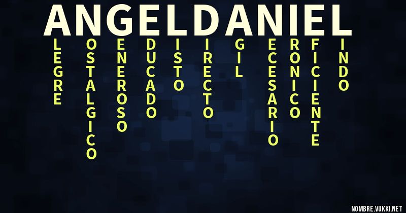 Acróstico Ángel daniel