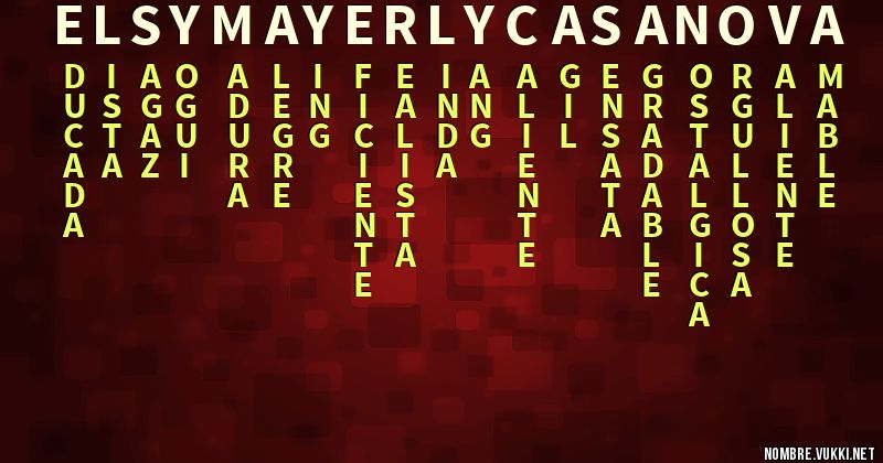 Acróstico elsy mayerly casanova