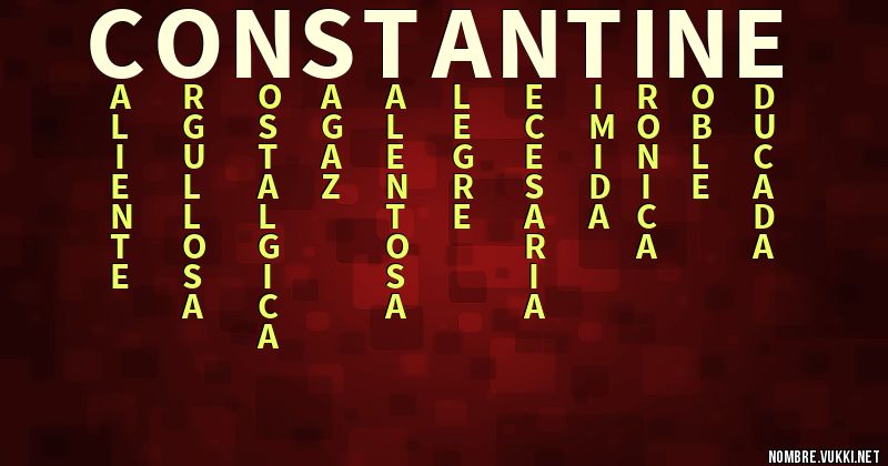 Acróstico constantine