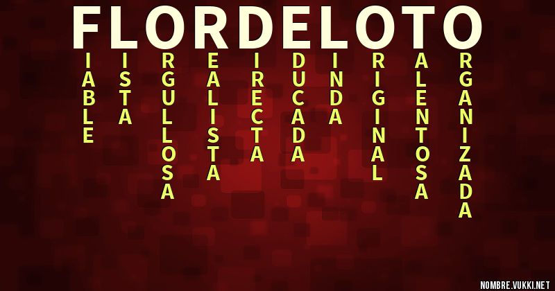 Acróstico flor de loto