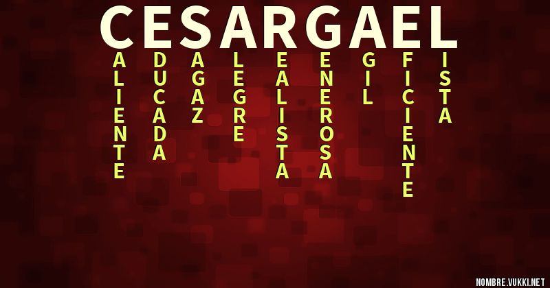 Acróstico césar gael