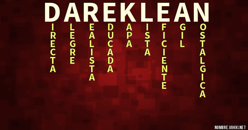 Acróstico darek lean
