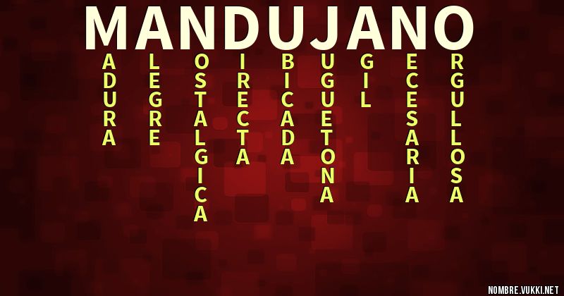Acróstico mandujano