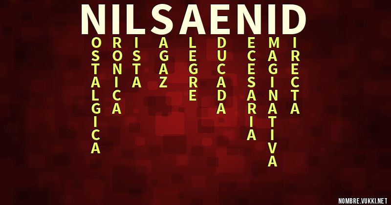 Acróstico nilsa enid
