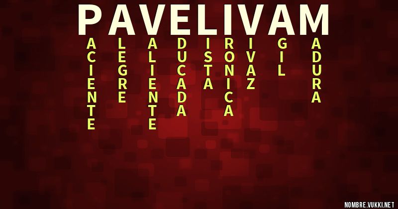 Acróstico pavel ivam