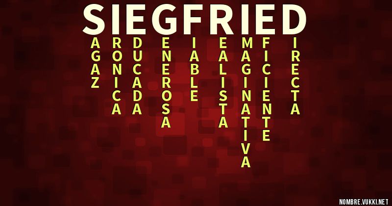 Acróstico siegfried