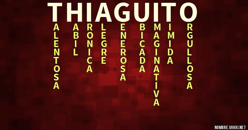 Acróstico thiaguito