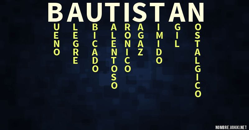 Acróstico bautistan