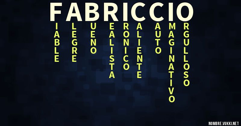 Acróstico fabriccio